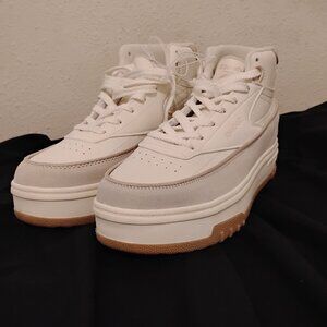 Women New Reebok club C geo mid sneaker boot